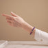 Magenta Starlight | .925 Sterling Silver | Galaxy Tiger's Eye Bracelet